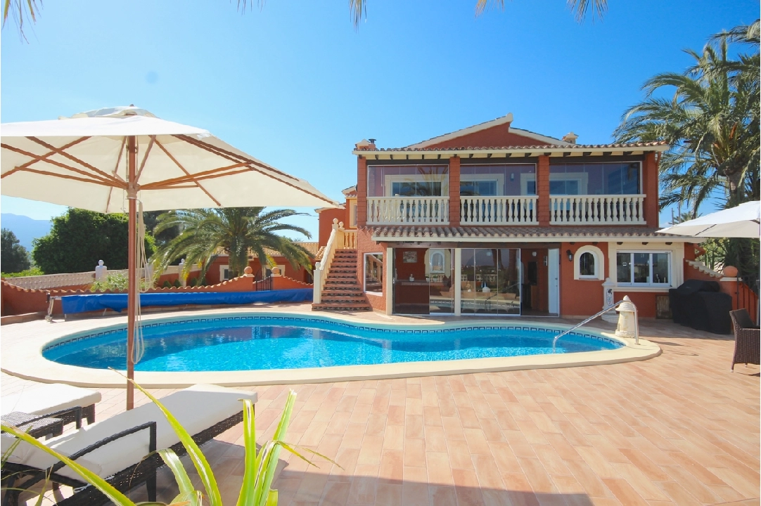 villa in Denia(Beniadla) for sale, built area 320 m², year built 1976, condition neat, + central heating, air-condition, plot area 1600 m², 4 bedroom, 4 bathroom, swimming-pool, ref.: AS-0617-36