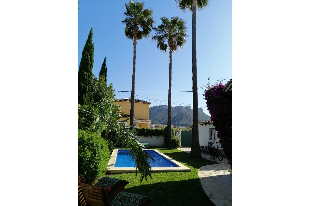 summer house in Els Poblets for holiday rental, built area 126 m², year built 1995, condition modernized, + central heating, air-condition, plot area 560 m², 2 bedroom, 2 bathroom, swimming-pool, ref.: V-0117-2