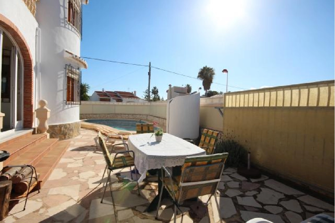 summer house in Els Poblets  for holiday rental, built area 125 m², year built 1992, condition neat, + central heating, air-condition, plot area 400 m², 2 bedroom, 2 bathroom, swimming-pool, ref.: V-0223-6
