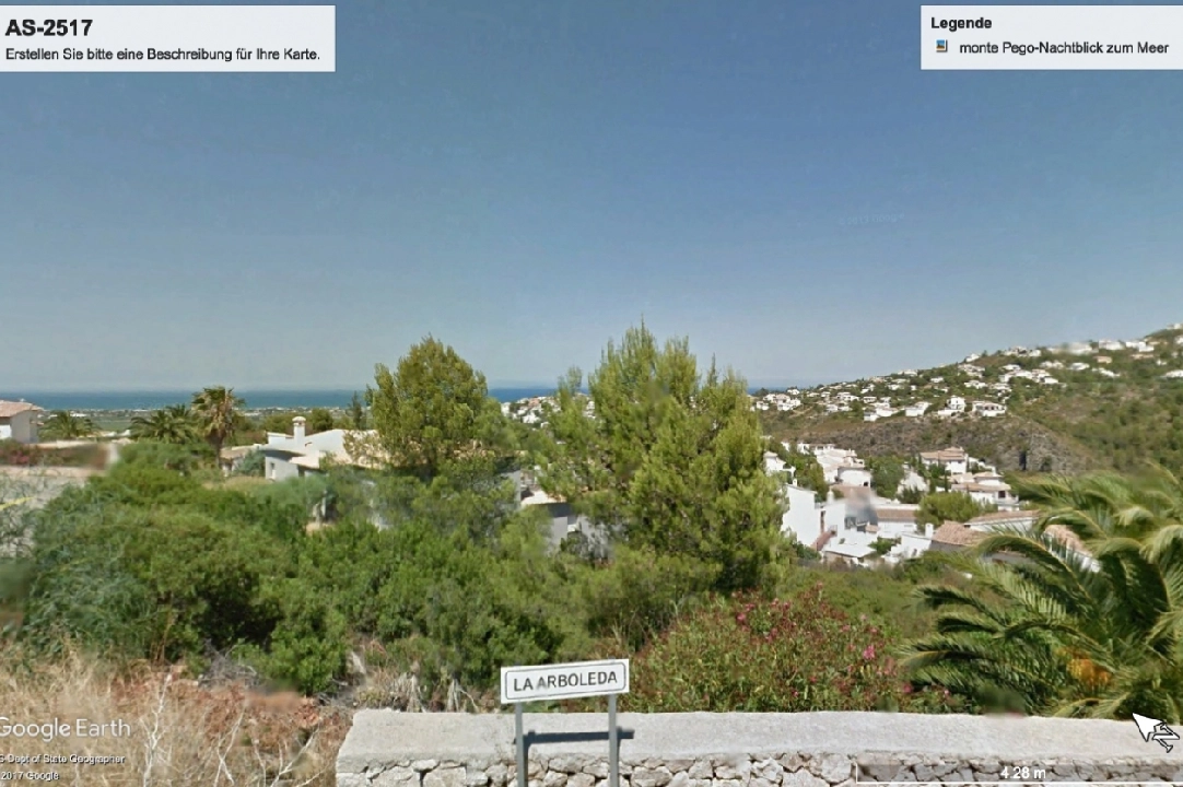 residential ground in Pego-Monte Pego for sale, plot area 1050 m², ref.: AS-2517-1
