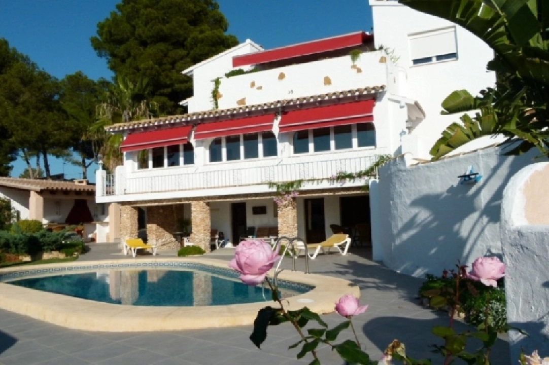 villa in Moraira(Pla del Mar) for sale, built area 320 m², year built 1971, + gas central, air-condition, plot area 800 m², 4 bedroom, 4 bathroom, swimming-pool, ref.: BI-MT.H-114-1