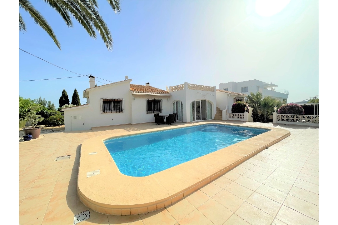 villa in Denia(Santa Lucia) for holiday rental, built area 152 m², year built 1985, condition modernized, + central heating, air-condition, plot area 800 m², 3 bedroom, 2 bathroom, swimming-pool, ref.: T-0718-1