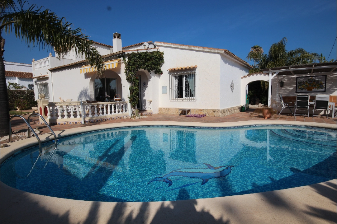 summer house in Els Poblets for holiday rental, built area 125 m², condition modernized, + underfloor heating, air-condition, plot area 1100 m², 2 bedroom, 2 bathroom, swimming-pool, ref.: V-0119-1