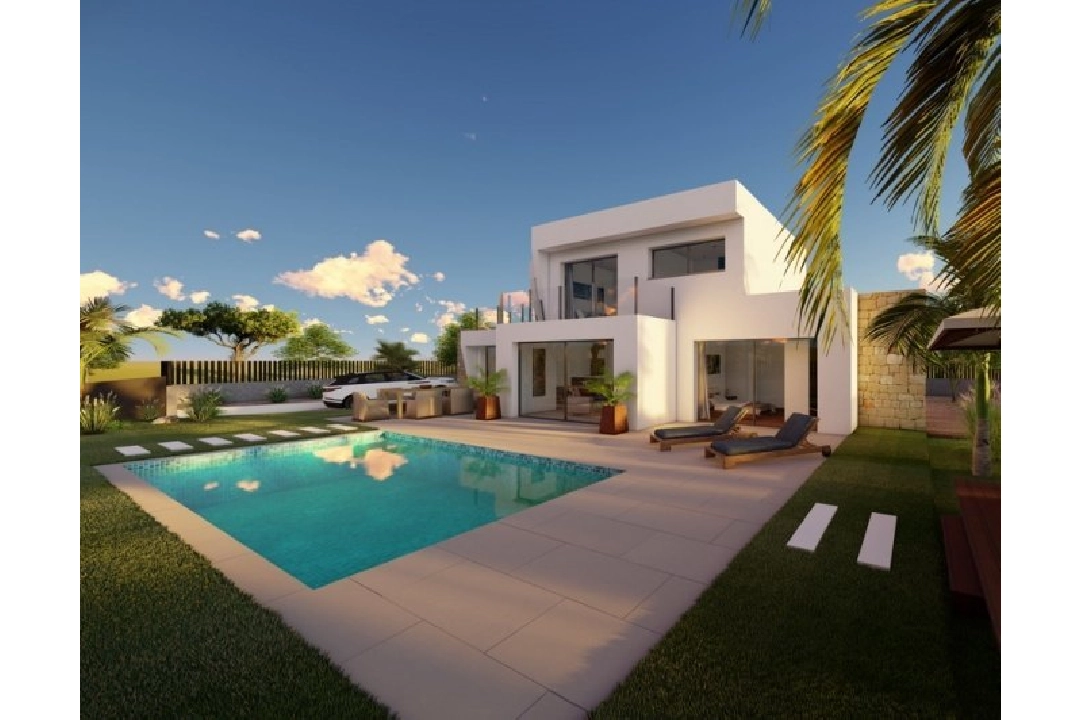 villa in Calpe(Buenavista) for sale, built area 220 m², year built 2019, air-condition, plot area 850 m², 4 bedroom, 3 bathroom, swimming-pool, ref.: BI-CA.H-413-14