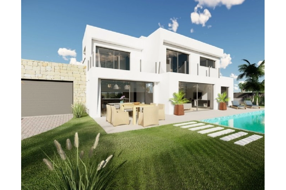 villa in Calpe(Buenavista) for sale, built area 220 m², year built 2019, air-condition, plot area 850 m², 4 bedroom, 3 bathroom, swimming-pool, ref.: BI-CA.H-413-17