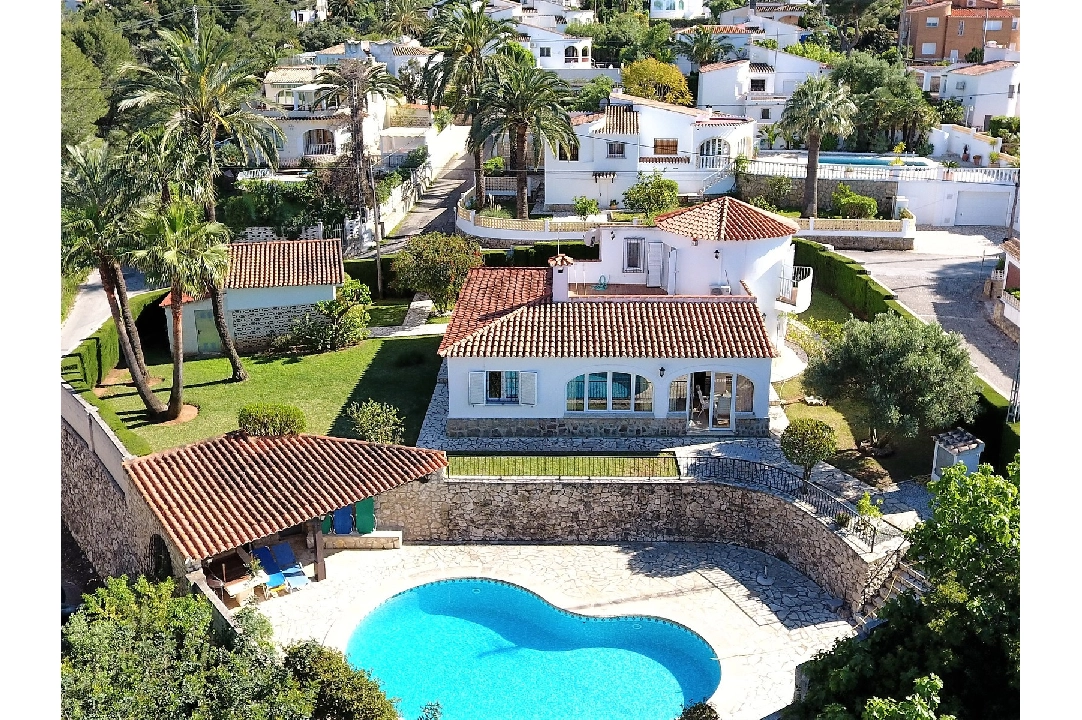 villa in Denia(Don Quijote I) for sale, built area 154 m², year built 1983, condition neat, + central heating, air-condition, plot area 918 m², 3 bedroom, 2 bathroom, swimming-pool, ref.: SC-T1121-19