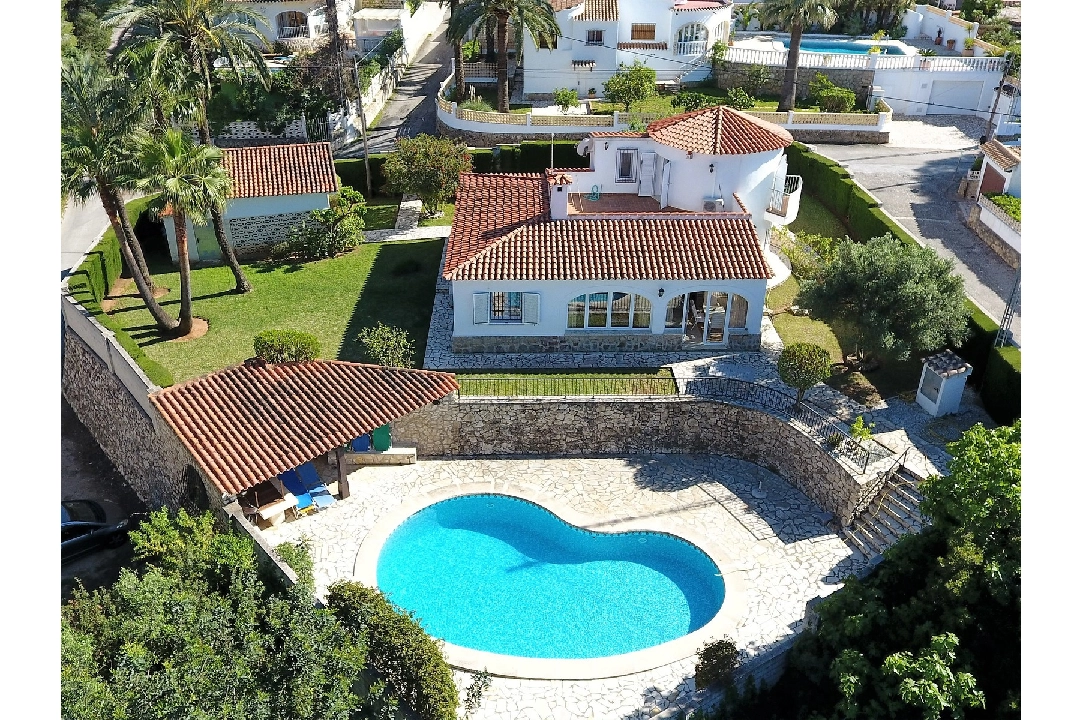 villa in Denia(Don Quijote I) for sale, built area 154 m², year built 1983, condition neat, + central heating, air-condition, plot area 918 m², 3 bedroom, 2 bathroom, swimming-pool, ref.: SC-T1121-26