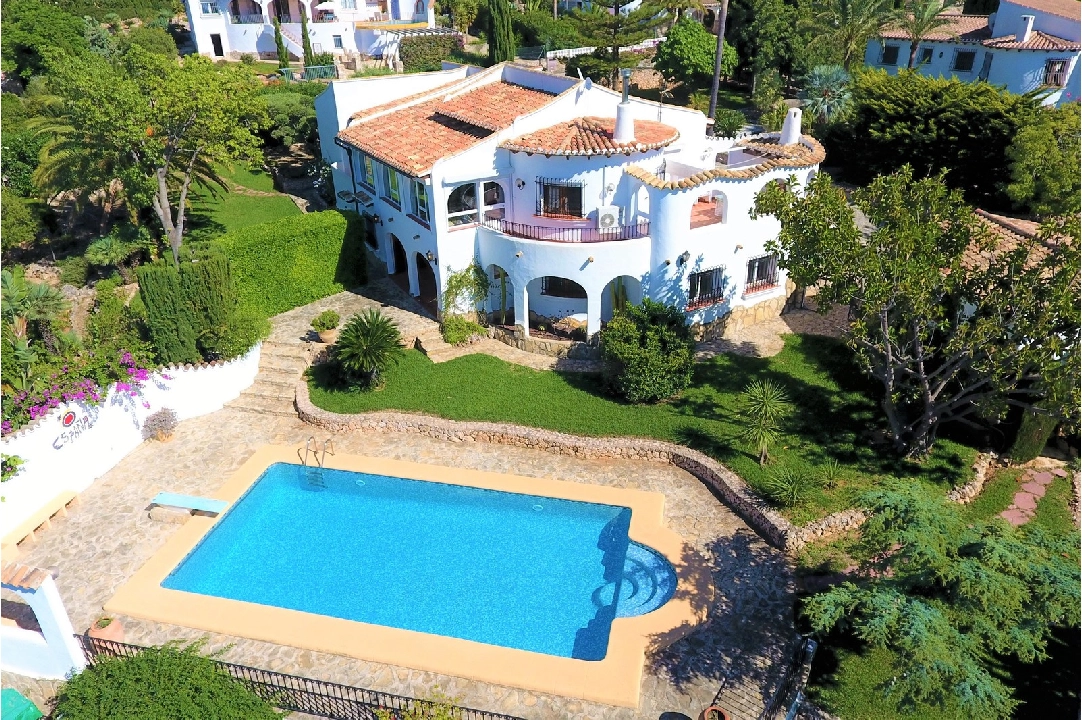 villa in Pego-Monte Pego for sale, built area 300 m², year built 1986, condition neat, + stove, air-condition, plot area 4477 m², 4 bedroom, 3 bathroom, swimming-pool, ref.: Lo-4219-1