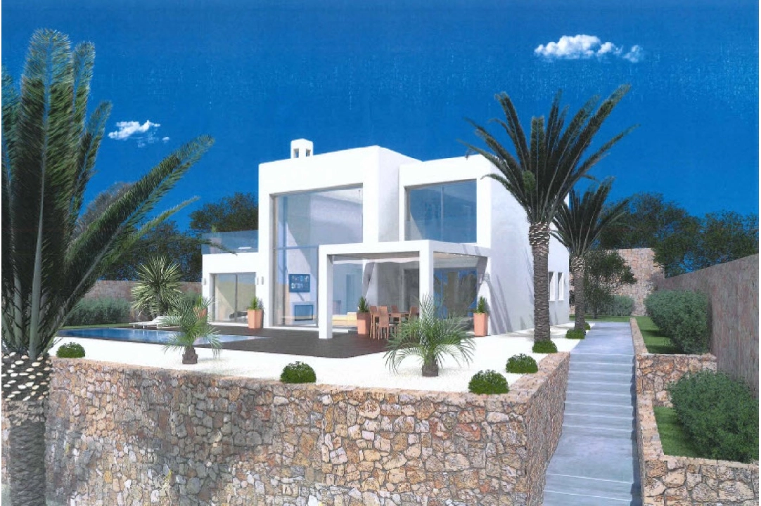 villa in Javea(Puerta Fenicia) for sale, built area 200 m², air-condition, plot area 1000 m², 4 bedroom, 3 bathroom, ref.: BP-2059JAV-4