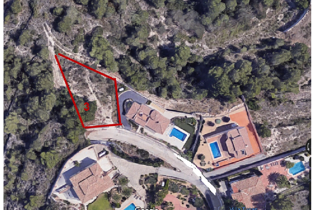 residential ground in Moraira(Benimeit) for sale, plot area 1280 m², ref.: BP-3067MOR-7