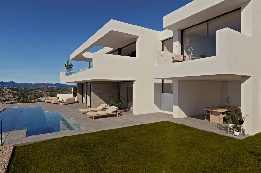 villa in Cumbre del Sol(Residencial Plus Jazmines) for sale, built area 242 m², plot area 1158 m², 3 bedroom, 5 bathroom, swimming-pool, ref.: VA-AJ244-3