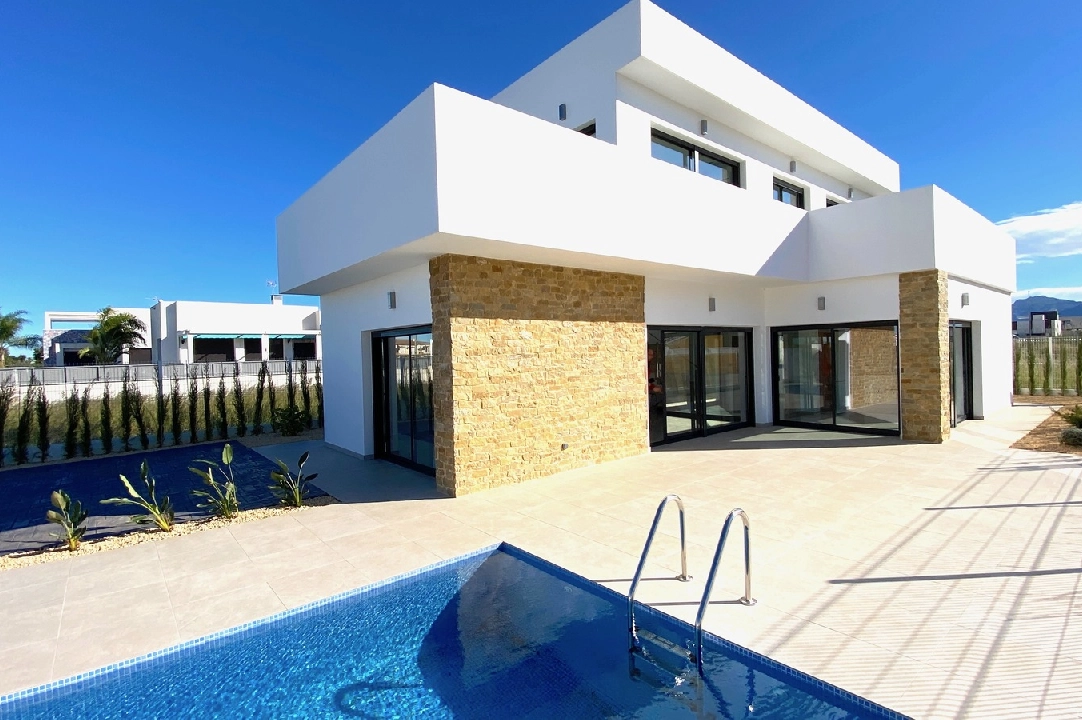 villa in El Vergel for sale, built area 149 m², year built 2020, condition first owner, + underfloor heating, air-condition, plot area 400 m², 3 bedroom, 3 bathroom, swimming-pool, ref.: GC-2320-N-24