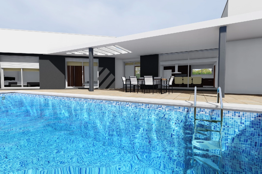villa in Moraira for sale, built area 251 m², air-condition, plot area 1030 m², 3 bedroom, 2 bathroom, swimming-pool, ref.: CA-H-1351-AMB-4