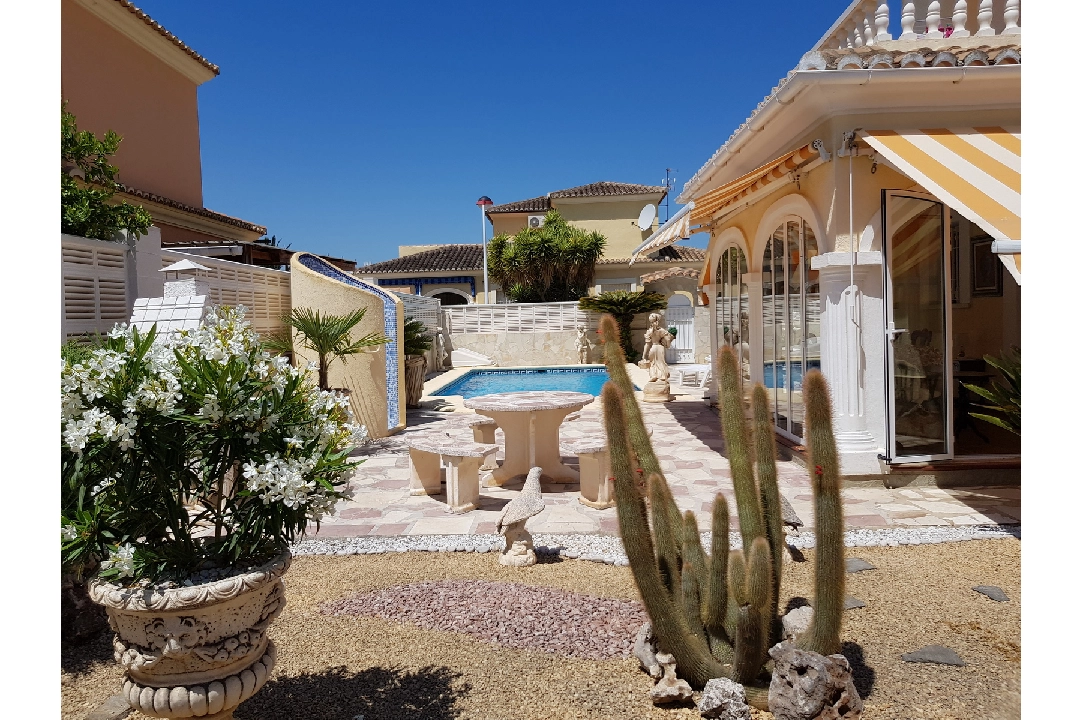 summer house in Els Poblets for holiday rental, built area 156 m², year built 1999, + central heating, air-condition, plot area 460 m², 3 bedroom, 2 bathroom, ref.: V-0220-4