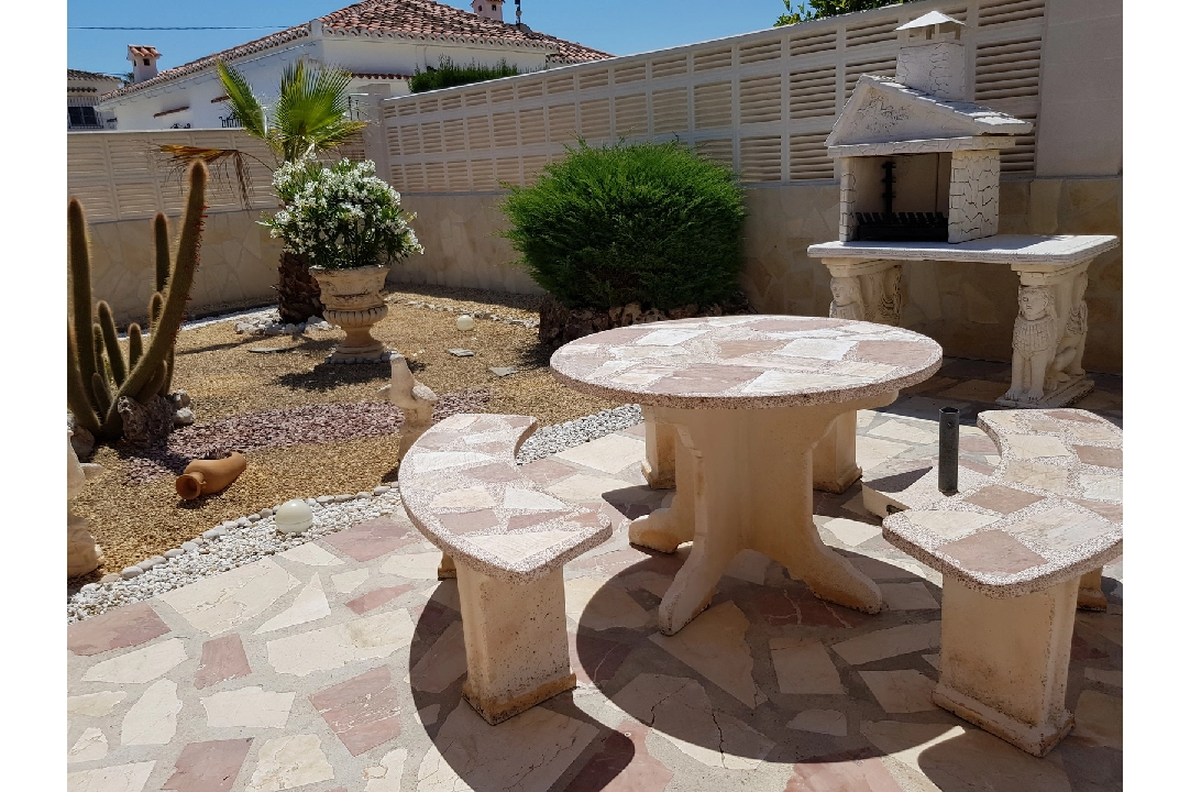 summer house in Els Poblets for holiday rental, built area 156 m², year built 1999, + central heating, air-condition, plot area 460 m², 3 bedroom, 2 bathroom, ref.: V-0220-5