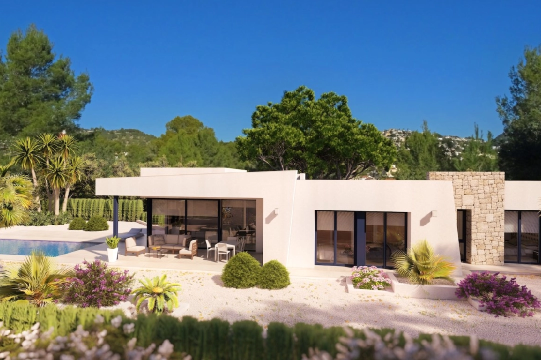 villa in Benissa(Fanadix) for sale, built area 301 m², air-condition, plot area 800 m², 3 bedroom, 2 bathroom, ref.: BP-3379BEN-1