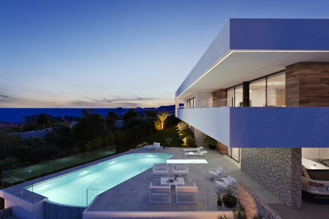 villa in Cumbre del Sol(Residencial Plus Jazmines) for sale, built area 183 m², plot area 963 m², 3 bedroom, 4 bathroom, swimming-pool, ref.: VA-AJ063-1