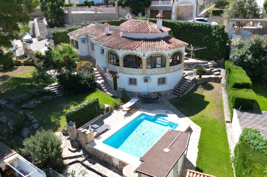 villa in Denia for holiday rental, built area 140 m², year built 1990, condition neat, + KLIMA, air-condition, plot area 800 m², 3 bedroom, 3 bathroom, swimming-pool, ref.: T-0423-25