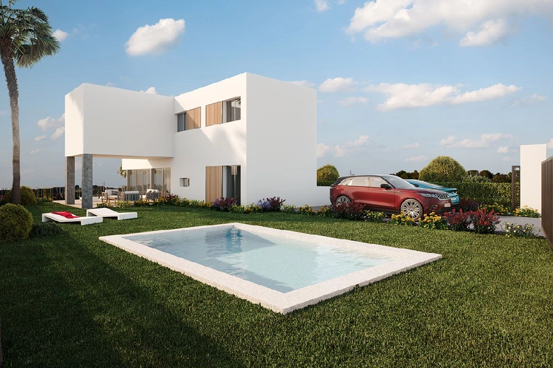 villa in Algorfa for sale, built area 298 m², condition first owner, air-condition, plot area 317 m², 4 bedroom, 3 bathroom, swimming-pool, ref.: HA-ARN-105-E01-2