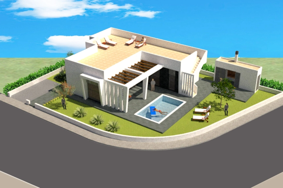 villa in Polop(Lomas del Sol) for sale, plot area 480 m², 3 bedroom, 2 bathroom, ref.: BP-3436POL-1