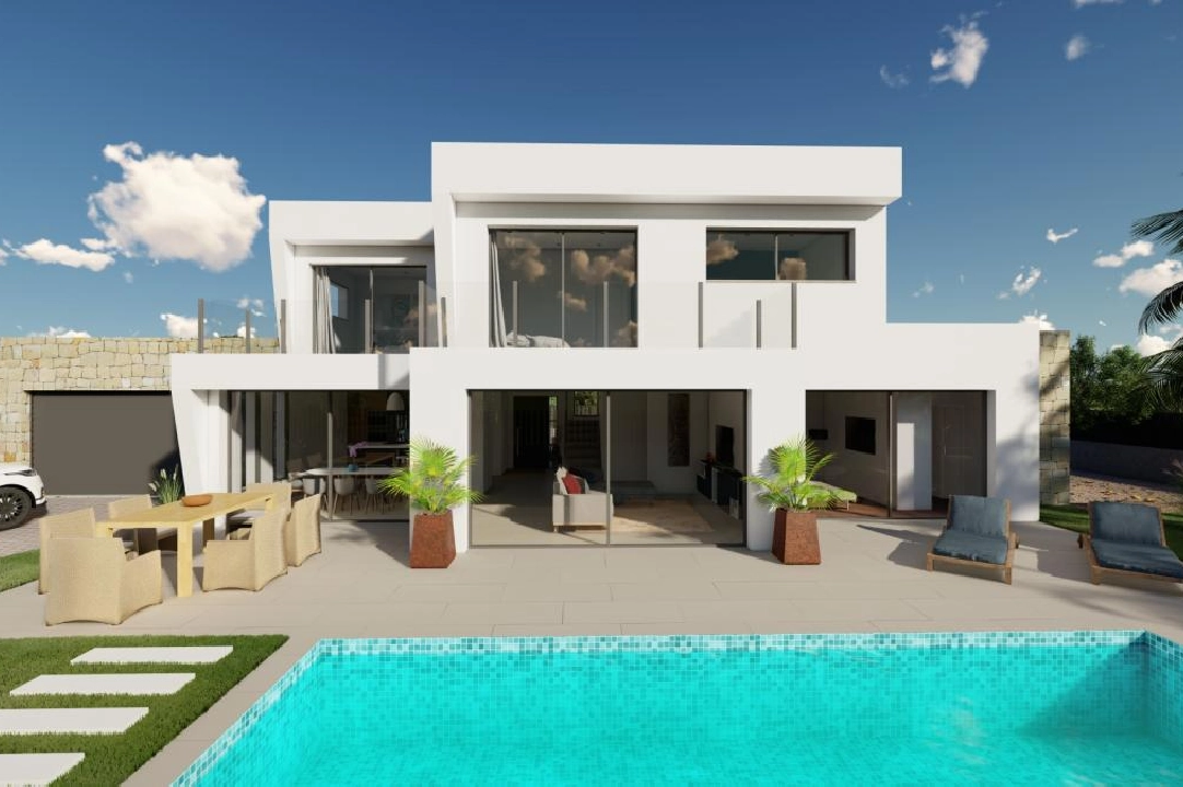 villa in Calpe for sale, built area 242 m², plot area 887 m², 4 bedroom, 3 bathroom, swimming-pool, ref.: COB-2875-1