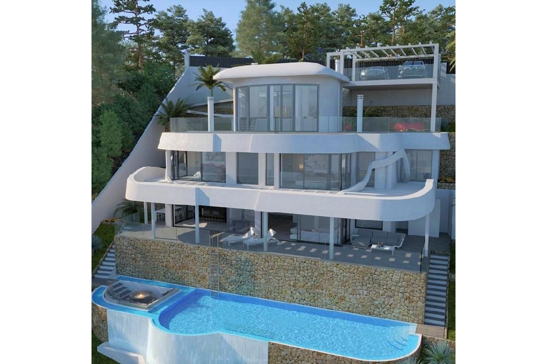 villa in Altea Hills for sale, built area 224 m², plot area 815 m², 4 bedroom, 6 bathroom, swimming-pool, ref.: COB-3124-1