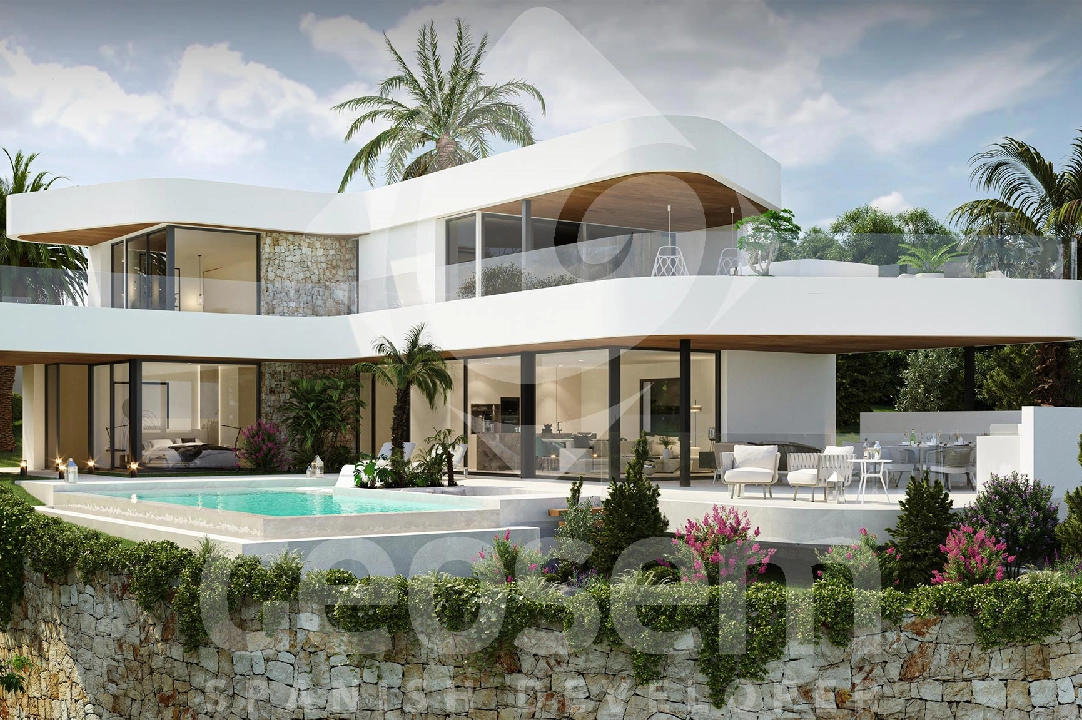 villa in Benitachell(Cumbre del Sol) for sale, built area 387 m², air-condition, plot area 877 m², 4 bedroom, 4 bathroom, ref.: BP-4043BELL-1