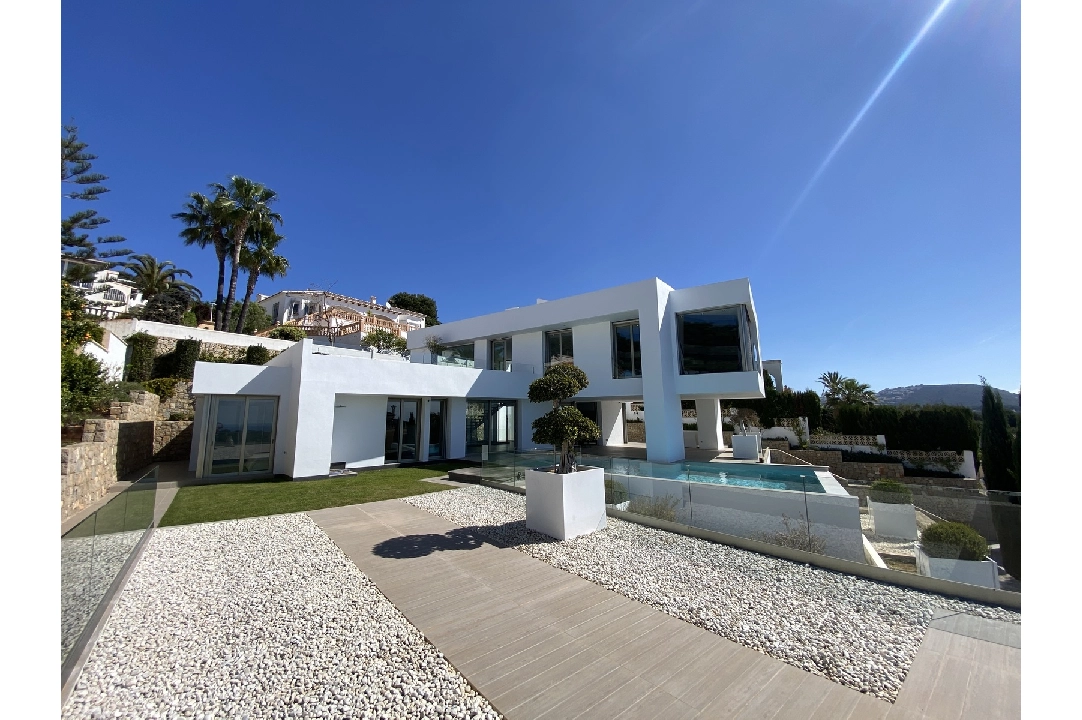 villa in Moraira for sale, built area 410 m², year built 2014, condition neat, + underfloor heating, air-condition, plot area 1150 m², 4 bedroom, 4 bathroom, swimming-pool, ref.: AS-2422-5