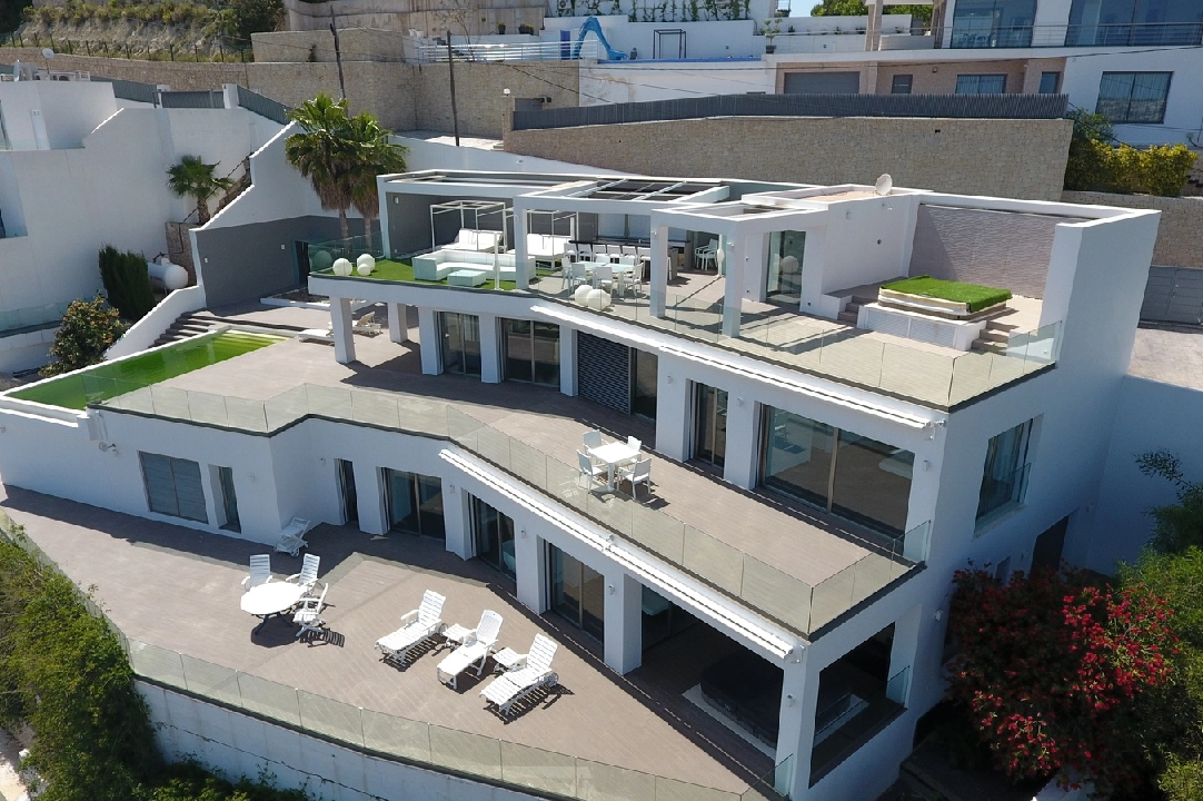 villa in Moraira(Moraira) for sale, built area 400 m², year built 2014, condition mint, + underfloor heating, air-condition, plot area 850 m², 4 bedroom, 4 bathroom, swimming-pool, ref.: AS-2522-13