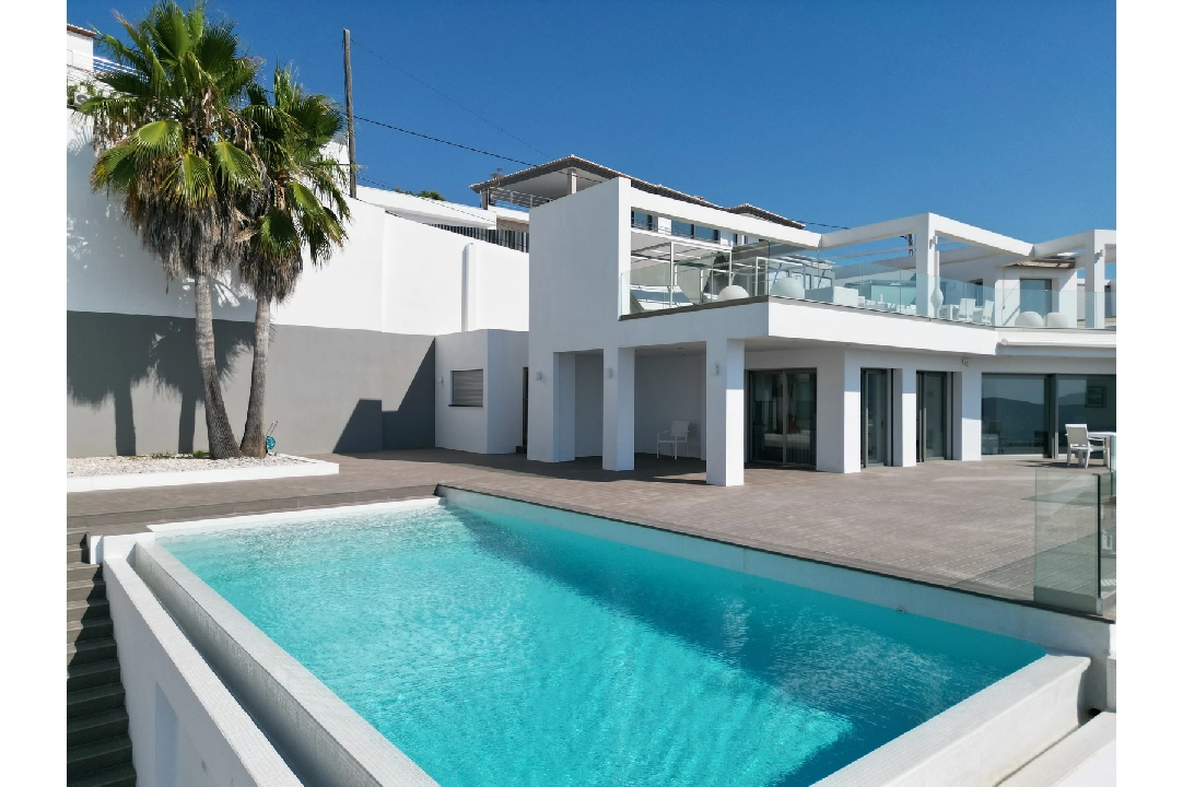 villa in Moraira(Moraira) for sale, built area 400 m², year built 2014, condition mint, + underfloor heating, air-condition, plot area 850 m², 4 bedroom, 4 bathroom, swimming-pool, ref.: AS-2522-16