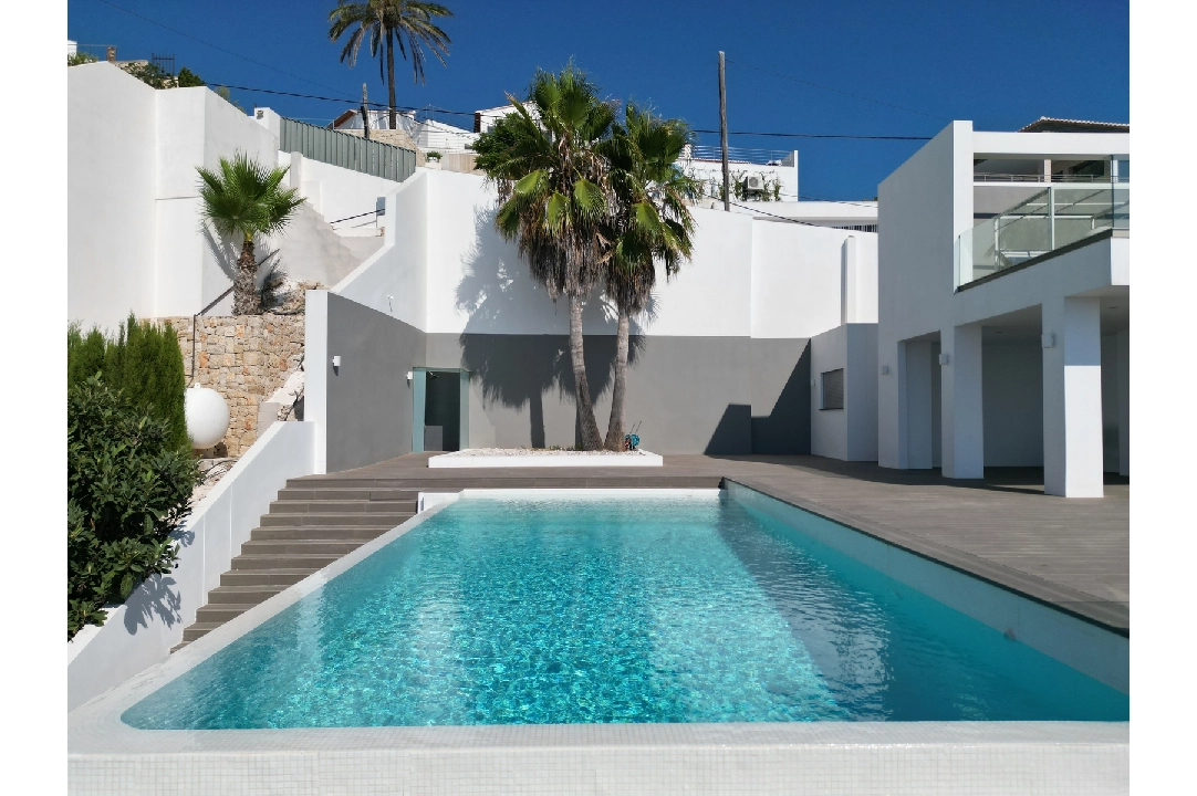 villa in Moraira(Moraira) for sale, built area 400 m², year built 2014, condition mint, + underfloor heating, air-condition, plot area 850 m², 4 bedroom, 4 bathroom, swimming-pool, ref.: AS-2522-4