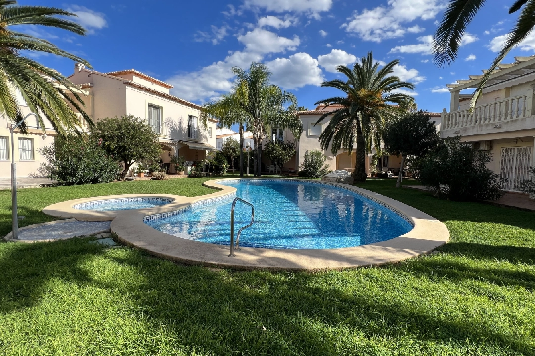 terraced house in Denia(Las Marinas) for holiday rental, built area 98 m², year built 2001, condition neat, + KLIMA, air-condition, 2 bedroom, 2 bathroom, swimming-pool, ref.: T-0222-1