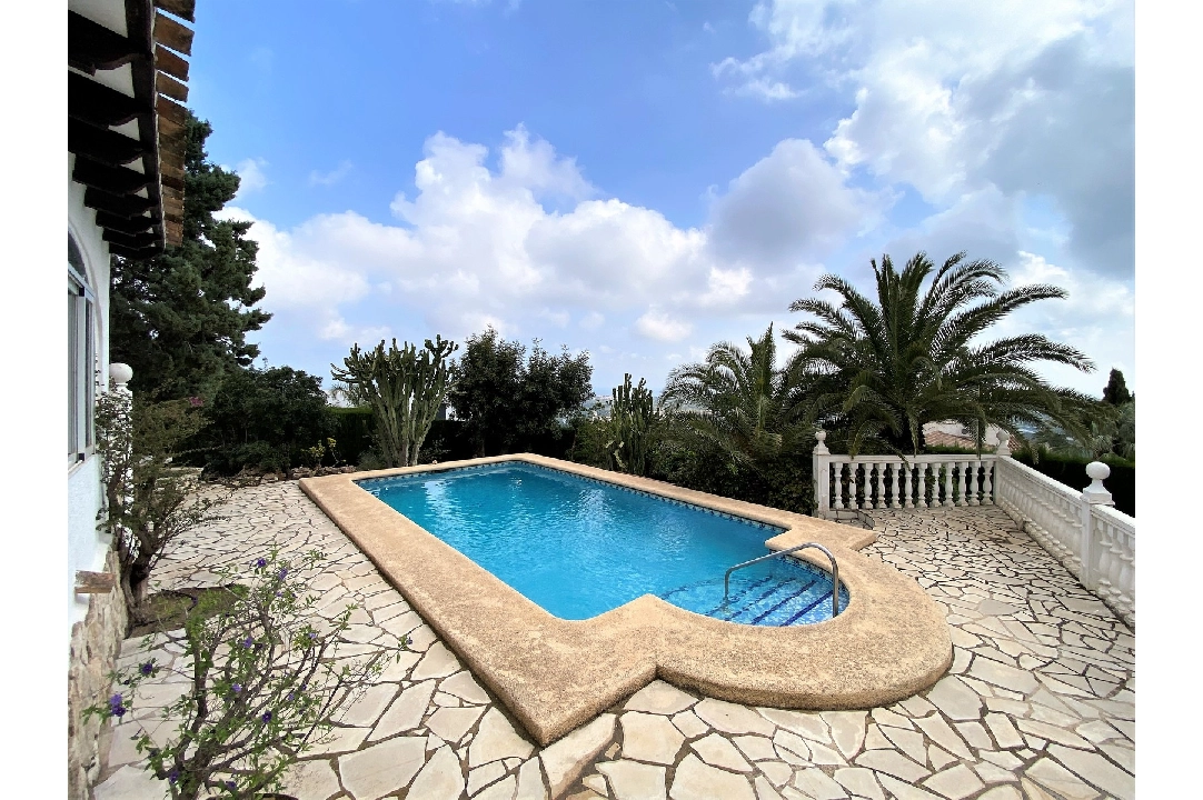 villa in Pego-Monte Pego for sale, built area 139 m², year built 1988, condition neat, + central heating, air-condition, plot area 1076 m², 3 bedroom, 2 bathroom, swimming-pool, ref.: GC-0622-36