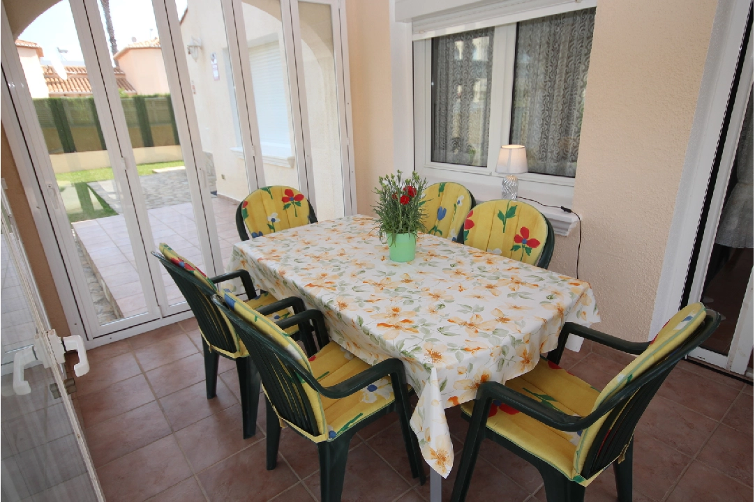 summer house in Els Poblets for holiday rental, built area 130 m², year built 2000, condition neat, + central heating, air-condition, plot area 545 m², 3 bedroom, 2 bathroom, swimming-pool, ref.: V-0222-5