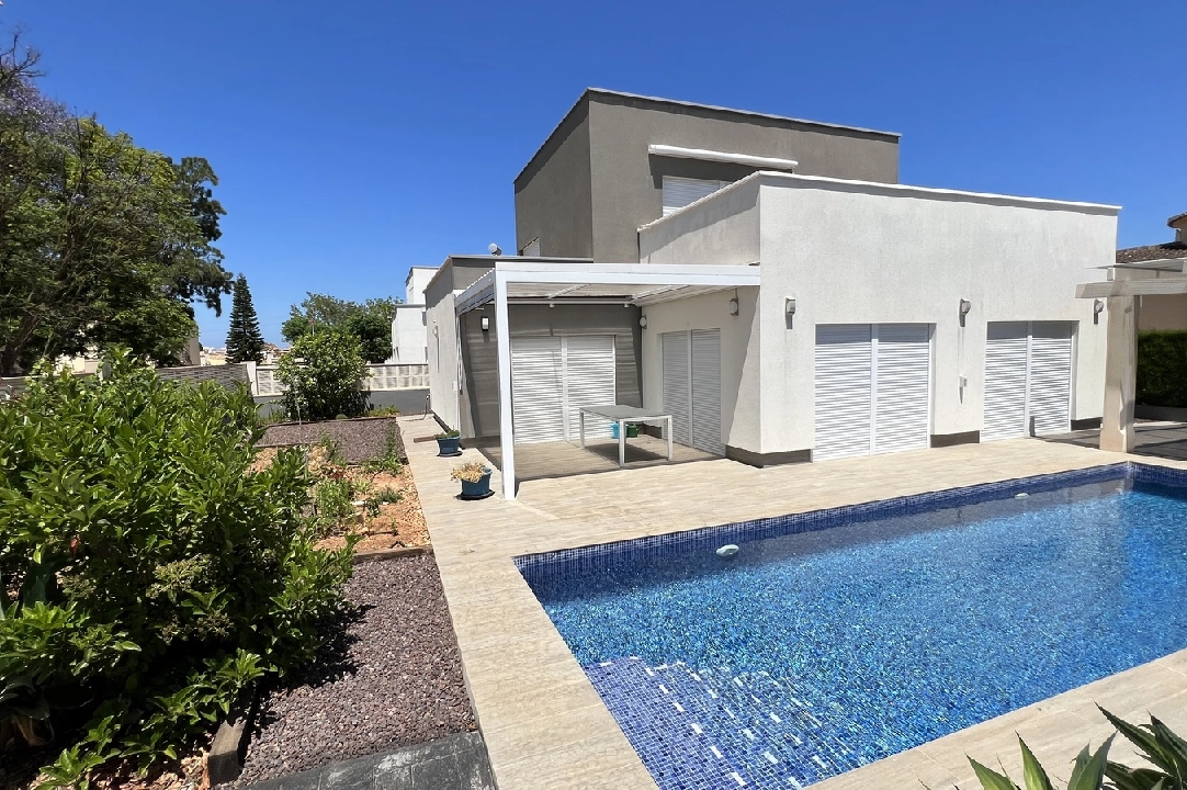 villa in Els Poblets(Ptda. Barranquets) for sale, built area 130 m², year built 2023, condition first owner, + KLIMA, air-condition, plot area 400 m², 3 bedroom, 2 bathroom, swimming-pool, ref.: AS-3322-1