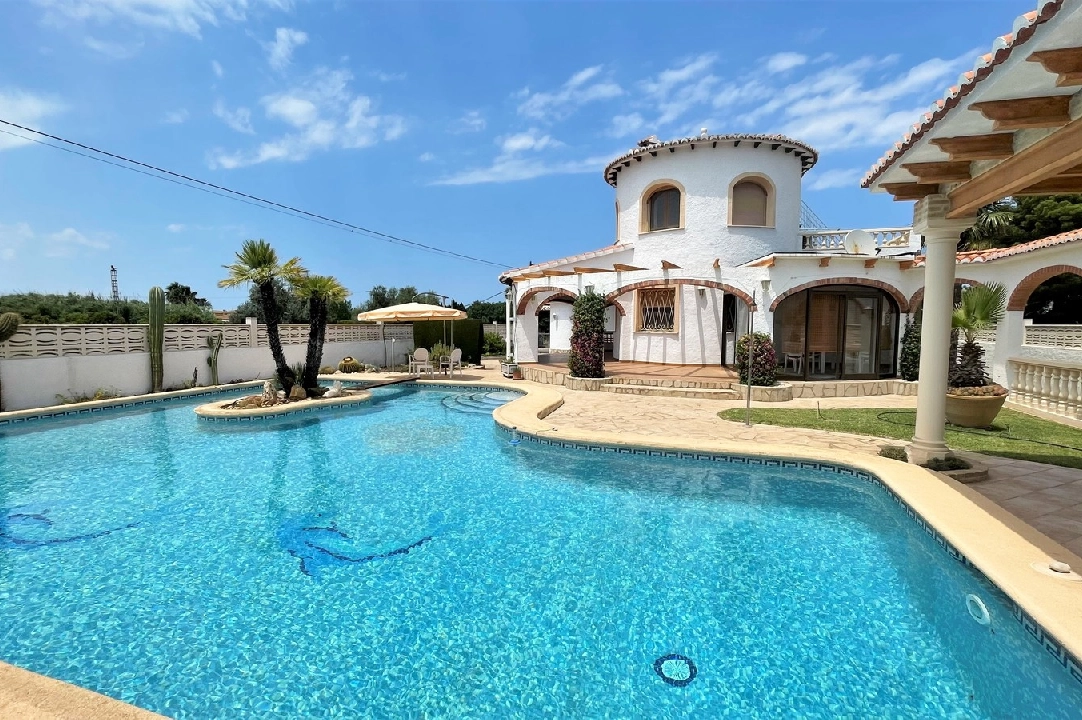 villa in Els Poblets for sale, built area 130 m², year built 1985, + stove, air-condition, plot area 712 m², 3 bedroom, 2 bathroom, swimming-pool, ref.: JS-0522-1