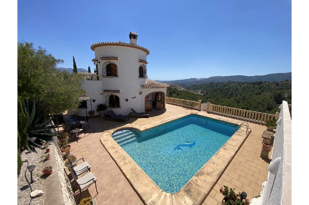 villa in Pedreguer for sale, built area 170 m², year built 1995, condition neat, air-condition, plot area 720 m², 4 bedroom, 3 bathroom, swimming-pool, ref.: GC-1222-36