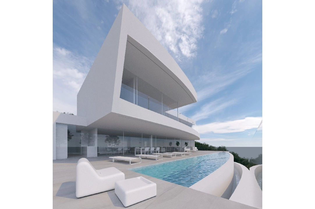 villa in Moraira for sale, built area 600 m², year built 2022, + underfloor heating, air-condition, plot area 1237 m², 4 bedroom, 4 bathroom, swimming-pool, ref.: NL-NLD1219-1