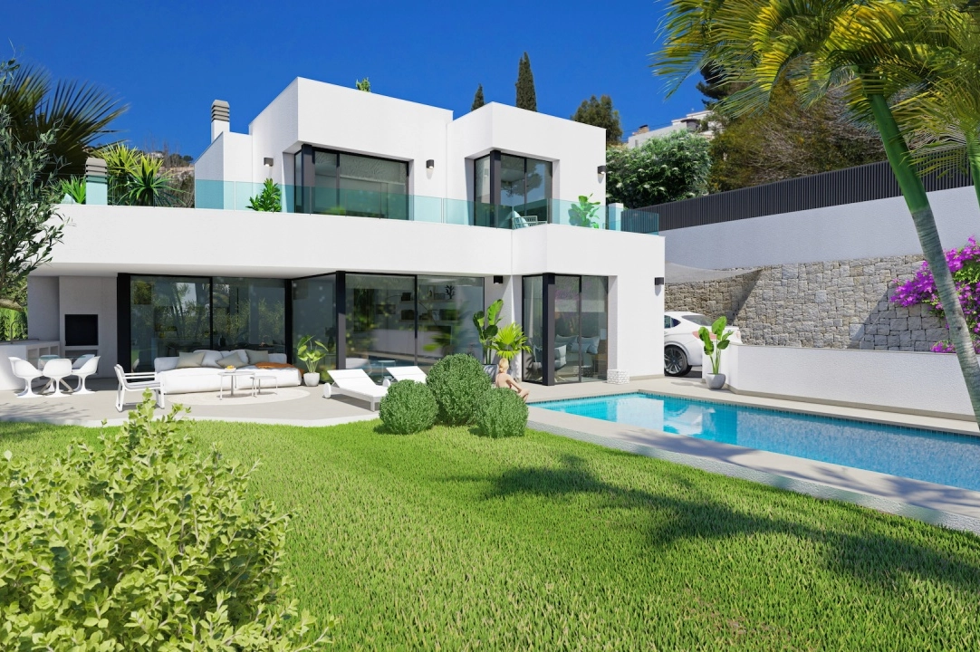 villa in Moraira for sale, built area 509 m², year built 2022, + central heating, air-condition, plot area 1450 m², 3 bedroom, 4 bathroom, swimming-pool, ref.: NL-NLD1314-2