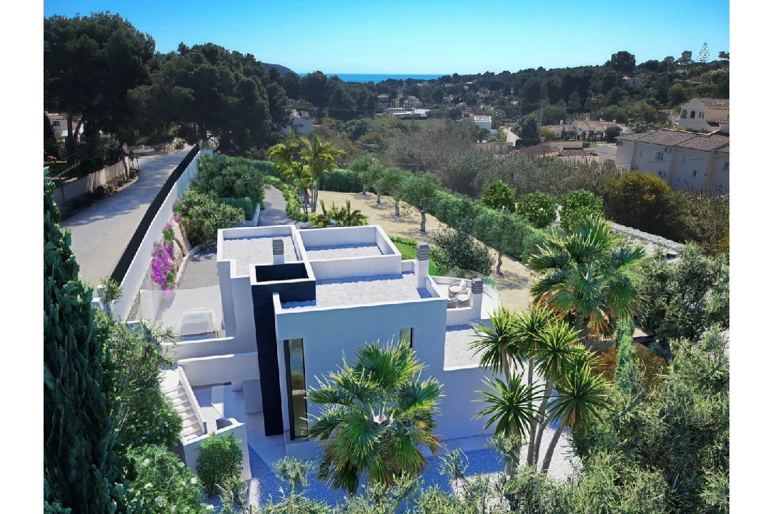 villa in Moraira for sale, built area 509 m², year built 2022, + central heating, air-condition, plot area 1450 m², 3 bedroom, 4 bathroom, swimming-pool, ref.: NL-NLD1314-3
