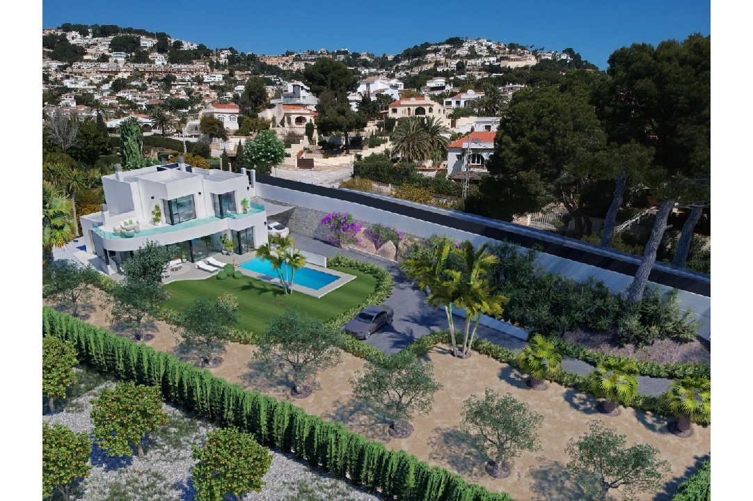 villa in Moraira for sale, built area 509 m², year built 2022, + central heating, air-condition, plot area 1450 m², 3 bedroom, 4 bathroom, swimming-pool, ref.: NL-NLD1314-4