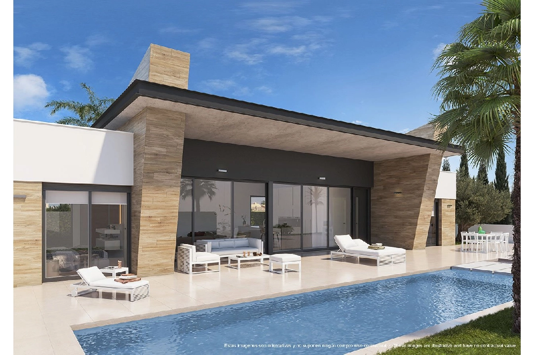 villa in Ciudad Quesada for sale, built area 150 m², condition first owner, plot area 530 m², 3 bedroom, 3 bathroom, swimming-pool, ref.: HA-CQN-101-E01-2