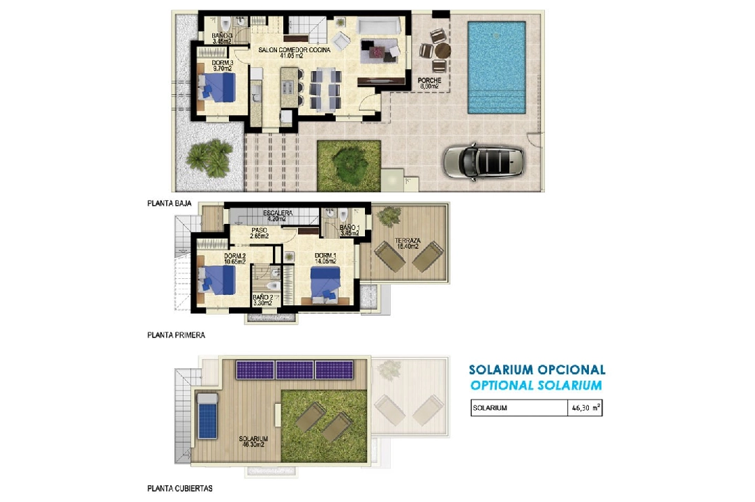 villa in Entrenaranjos for sale, built area 139 m², condition first owner, plot area 174 m², 3 bedroom, 3 bathroom, swimming-pool, ref.: HA-ENN-200-E01-24