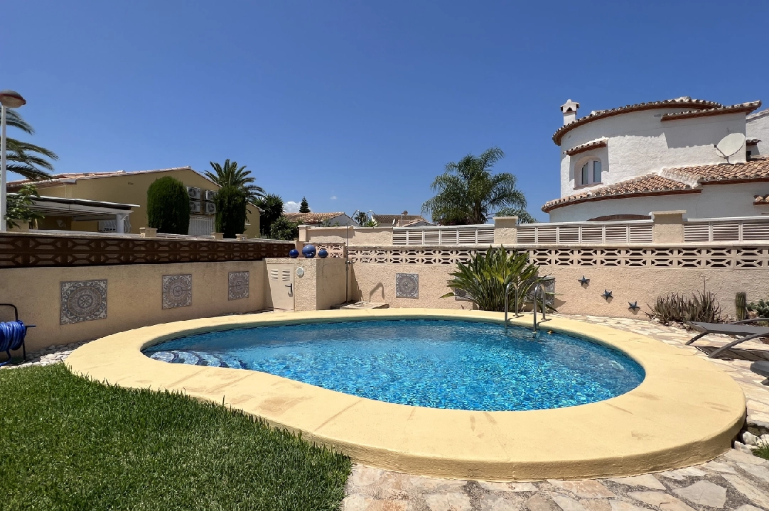 villa in Els Poblets for holiday rental, built area 107 m², year built 1998, condition neat, + KLIMA, air-condition, plot area 400 m², 3 bedroom, 2 bathroom, swimming-pool, ref.: T-0223-13