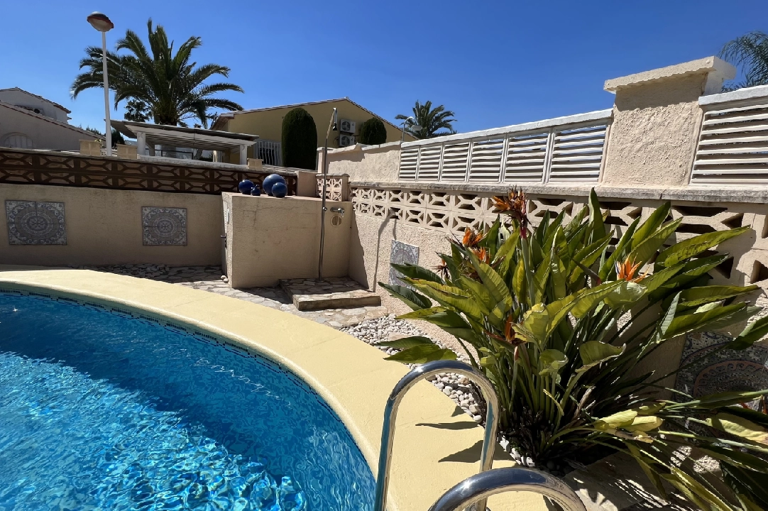 villa in Els Poblets for holiday rental, built area 107 m², year built 1998, condition neat, + KLIMA, air-condition, plot area 400 m², 3 bedroom, 2 bathroom, swimming-pool, ref.: T-0223-14