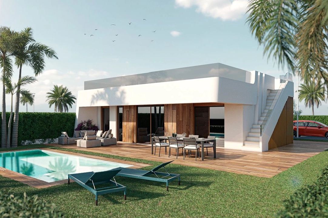 villa in Alhama de Murcia for sale, built area 260 m², condition first owner, plot area 284 m², 4 bedroom, 3 bathroom, swimming-pool, ref.: HA-AHN-111-E03-1