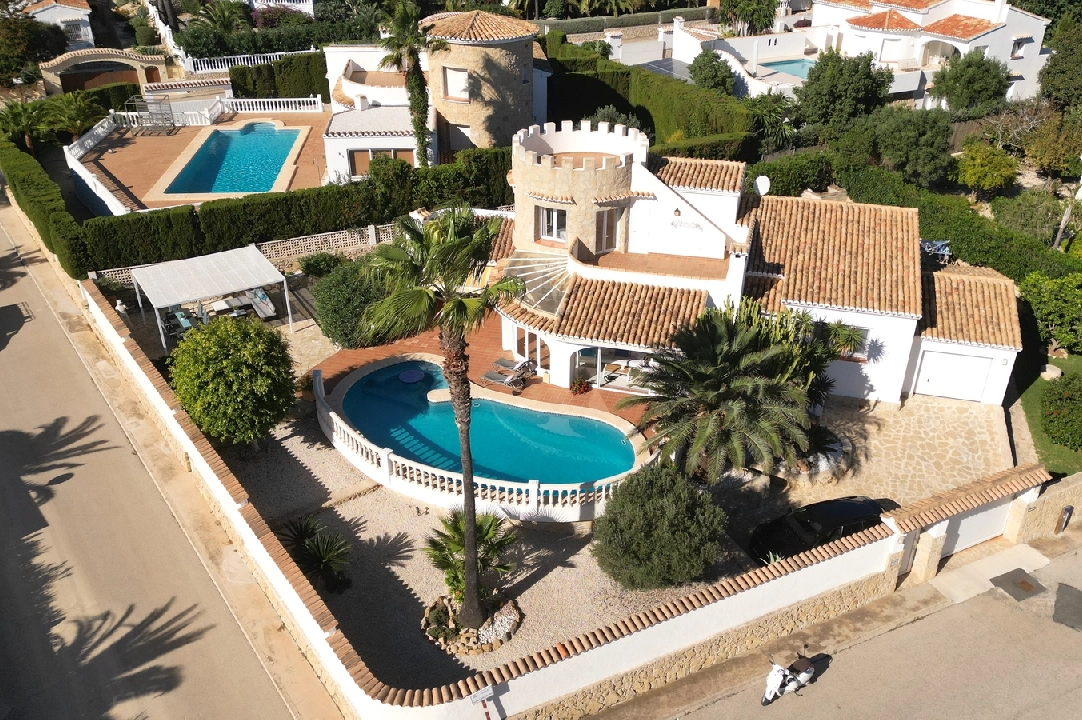 villa in Javea for sale, built area 180 m², year built 1991, condition neat, + central heating, air-condition, plot area 1013 m², 3 bedroom, 2 bathroom, swimming-pool, ref.: AS-4222-1