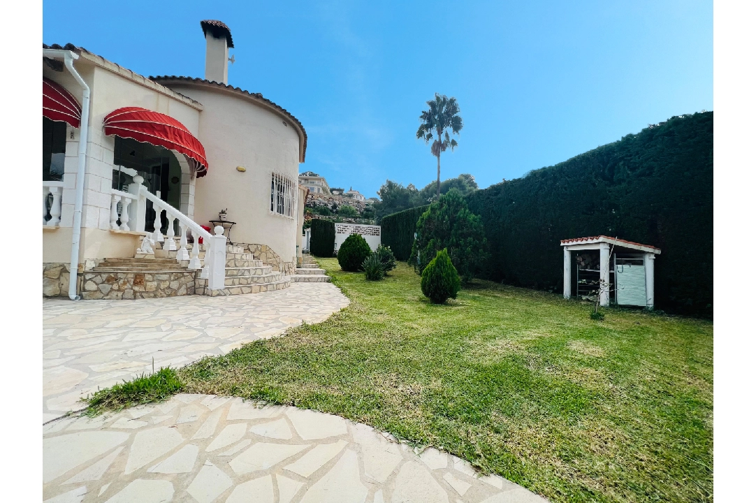 villa in Denia for holiday rental, built area 105 m², year built 1997, condition neat, + KLIMA, air-condition, plot area 800 m², 2 bedroom, 2 bathroom, swimming-pool, ref.: T-0622-3