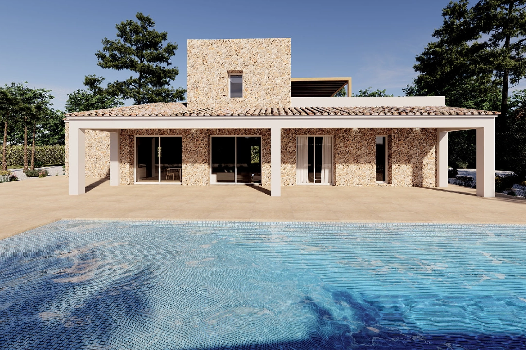 country house in Benissa(Llenes) for sale, built area 254 m², year built 2023, air-condition, plot area 10000 m², 3 bedroom, 3 bathroom, swimming-pool, ref.: BI-BE.F-165-1