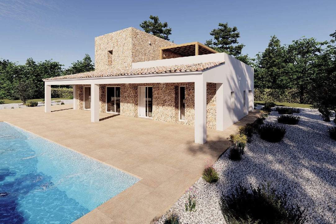country house in Benissa(Llenes) for sale, built area 254 m², year built 2023, air-condition, plot area 10000 m², 3 bedroom, 3 bathroom, swimming-pool, ref.: BI-BE.F-165-8